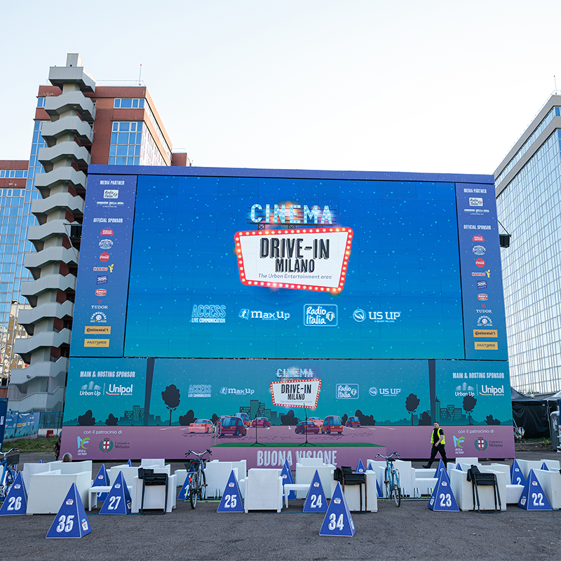 Urban Activation - US UP & Below the line - Cinema Drive-in Milano
