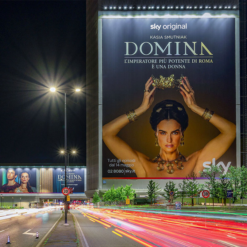 OOH & Special Effects - US UP & Below the line - DOMINA Sky Original